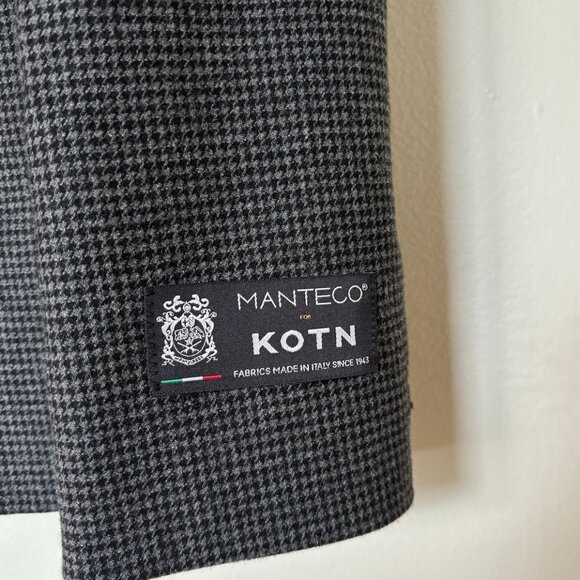 NWT Kotn Wool Laureate Jacket M – Charcoal Houndstooth, - Picture 6 of 6